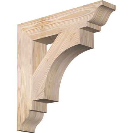 Ekena Millwork Westlake Traditional Smooth Bracket, Douglas Fir, 3 1/2"W x 18"D x 18"H BKT04X18X18WTL01SDF